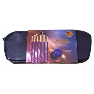 Morphe 6 pc eye Brush Set with free dry brush cleaner Brand New